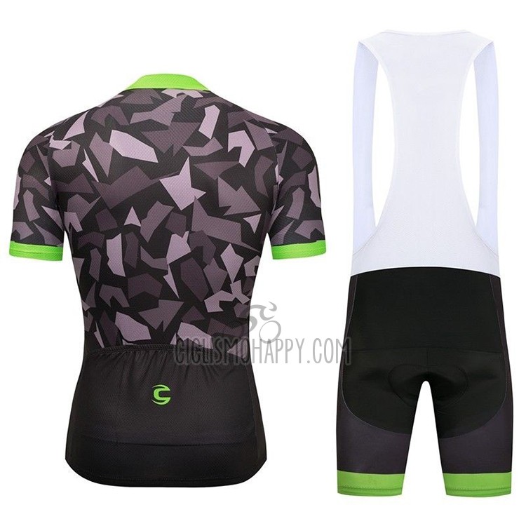 Cannondale Cycling Jersey Bib Short 2018 Men Short Sleeve Green and Black